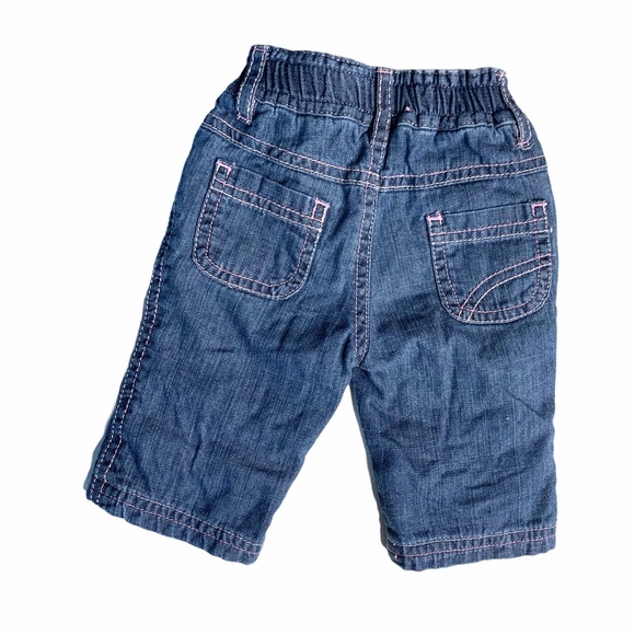 Newborn jean pants w embroideries GUC - Picture 3 of 9